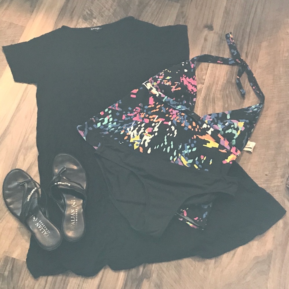 2 for $15 Perry Elis tankini. Good used condition